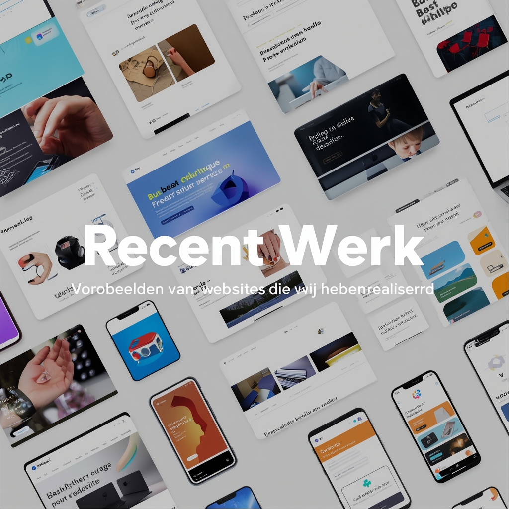 Portfolio website voor kleine onderneming